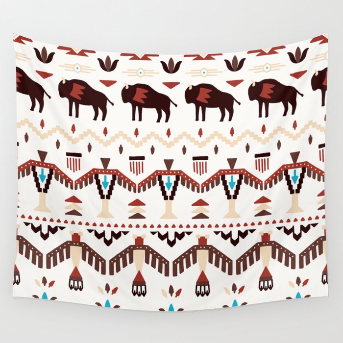 Native American 1 Wall Tapestry Gallery Image 4