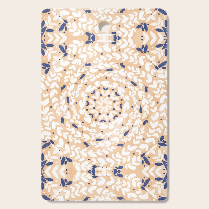 Pink Circular Nature Tiles PB Cutting Board Gallery Image 1
