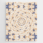 Pink Circular Nature Tiles PB Jigsaw Puzzle Gallery Image 1