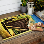 African American Masterpiece 'Lift Up Every Voice & Sing' based on the sculpture by Augusta Savage Outdoor Rug Gallery Image 2