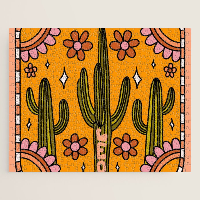Leo Cactus Jigsaw Puzzle Gallery Image 1