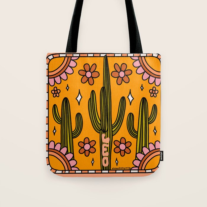 Leo Cactus Tote Bag Gallery Image 1