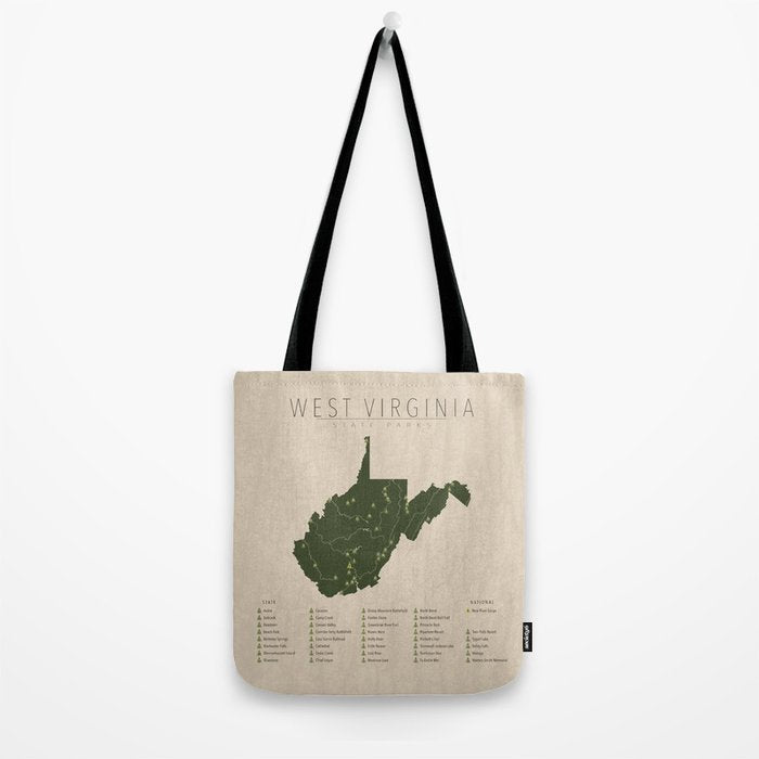West Virginia Parks Tote Bag Gallery Image 2