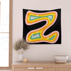 Rainbow Z Wall Tapestry Gallery Image 2