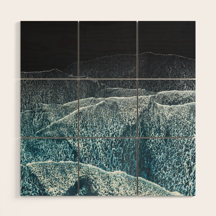 Waves Wood Wall Art Gallery Image 1