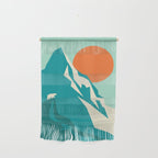 As the sun rises over the peak Wall Hanging Gallery Image 1