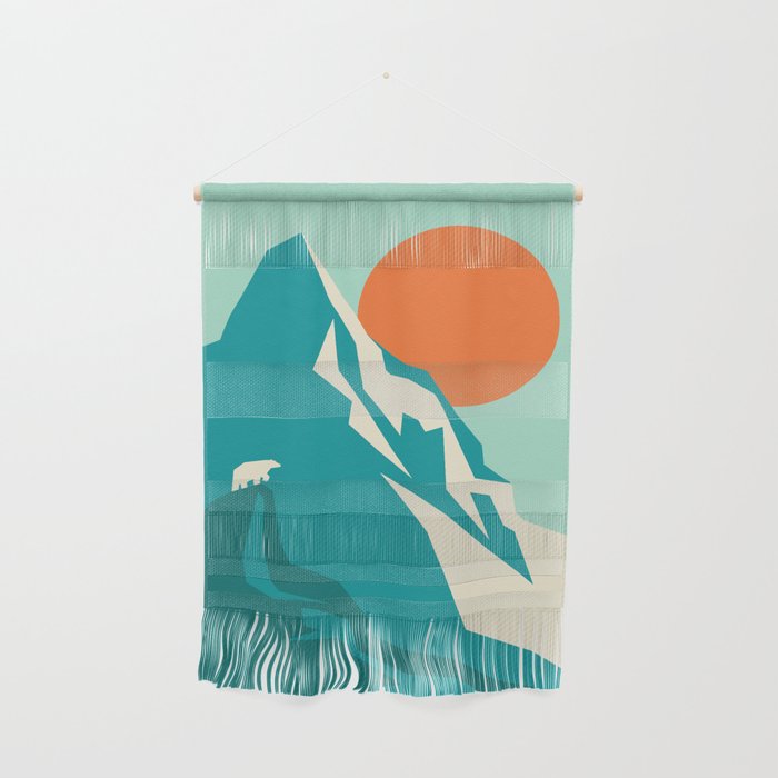 As the sun rises over the peak Wall Hanging Gallery Image 1