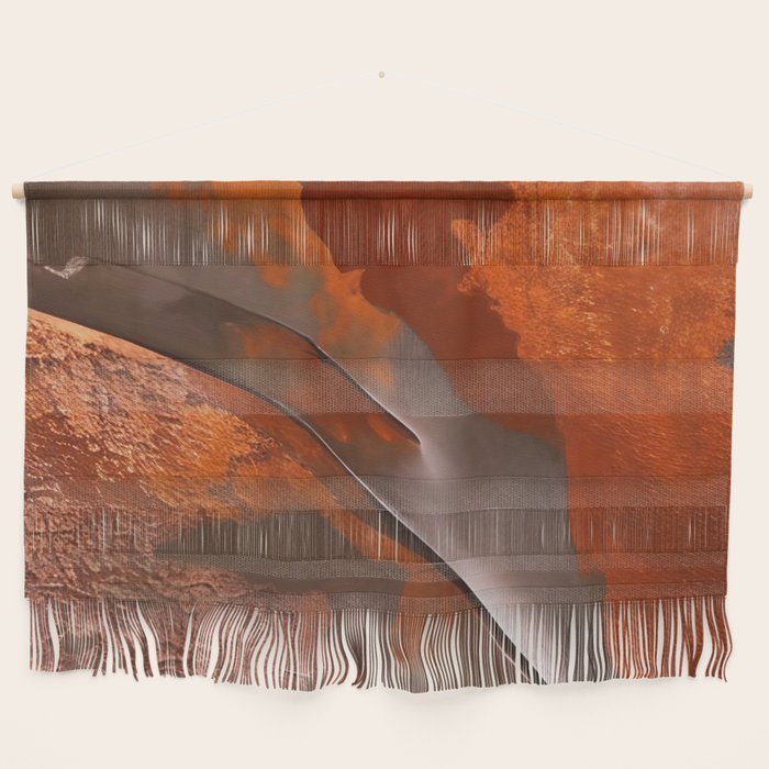 Rust and Metal Japandi Art Wall Hanging Gallery Image 1