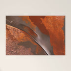 Rust and Metal Japandi Art Welcome Mat Gallery Image 1