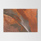 Rust and Metal Japandi Art Rug Gallery Image 2