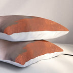 Rust and Metal Japandi Art Pillow Sham Gallery Image 3