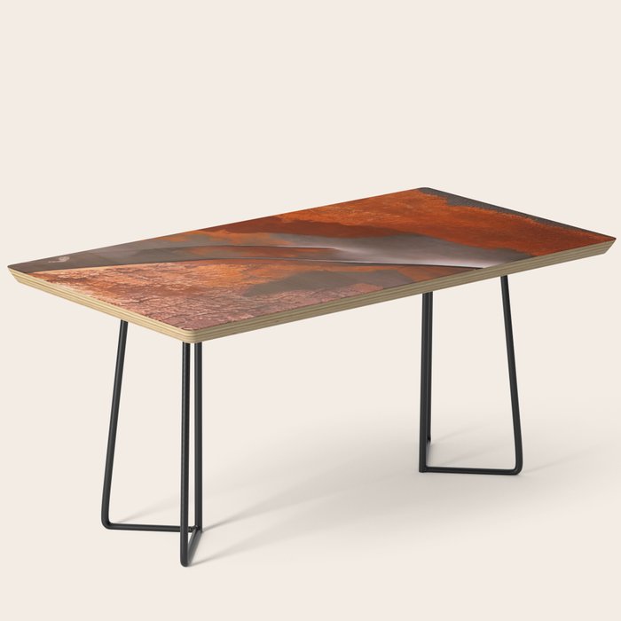 Rust and Metal Japandi Art Coffee Table Gallery Image 1