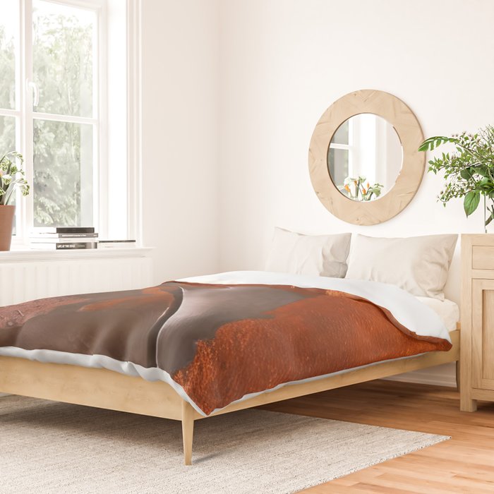 Rust and Metal Japandi Art Duvet Cover Gallery Image 2
