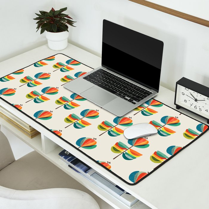 Whimsical Bloom Desk Mat Gallery Image 2