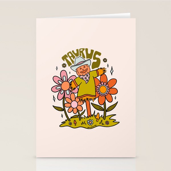 Taurus Scarecrow Stationery Card Gallery Image 2