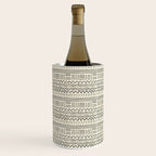 Mud Cloth on Cream Wine Chiller Gallery Image 2