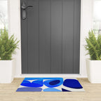 mid century modern organic blue 2 Welcome Mat Gallery Image 3