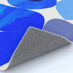 mid century modern organic blue 2 Rug Gallery Image 4