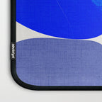 mid century modern organic blue 2 Laptop Sleeve Gallery Image 3