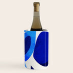 mid century modern organic blue 2 Wine Chiller Gallery Image 3