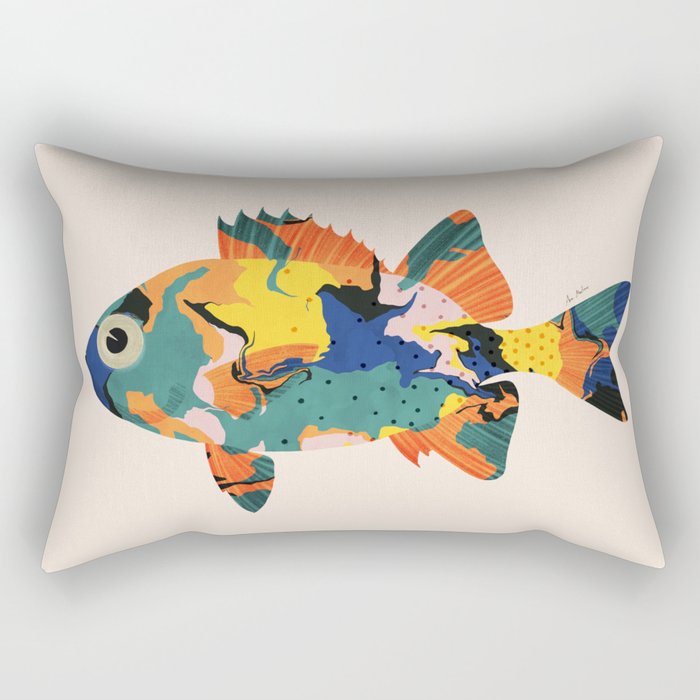Fish  Rectangular Pillow Gallery Image 1