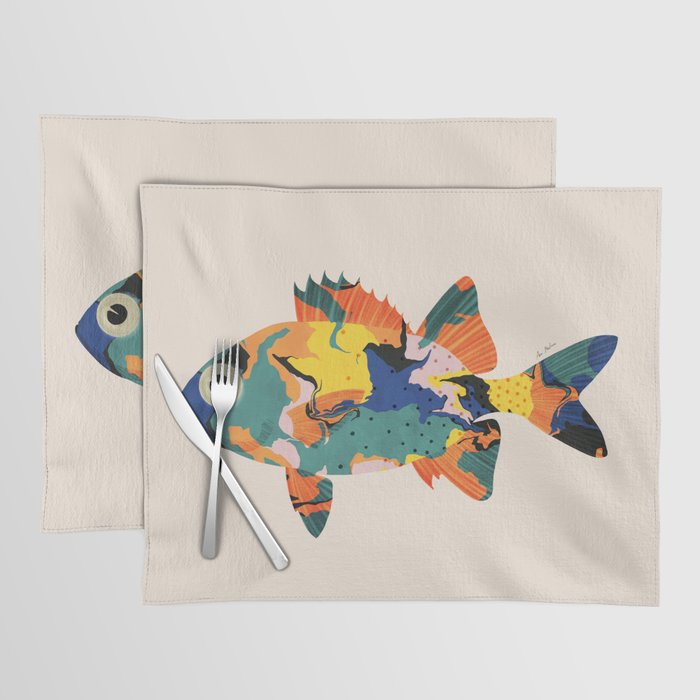 Fish  Placemat Gallery Image 1