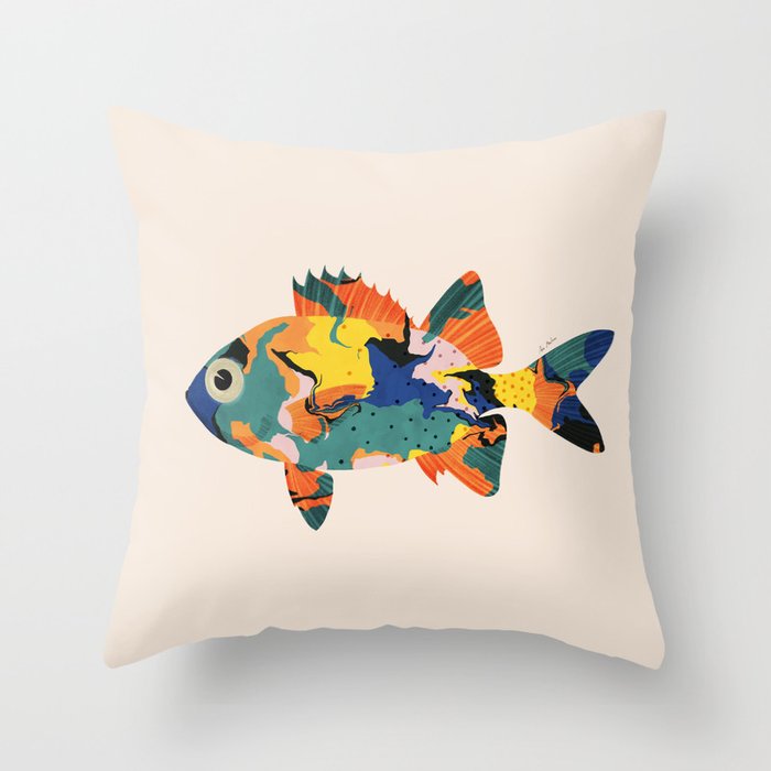 Fish  Throw Pillow Gallery Image 1