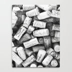 Something Nostalgic II Twist-off Wine Corks in Black And White #decor #society6 #buyart Notebook Gallery Image 4