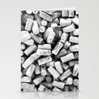 Something Nostalgic II Twist-off Wine Corks in Black And White #decor #society6 #buyart Stationery Card Gallery Image 2