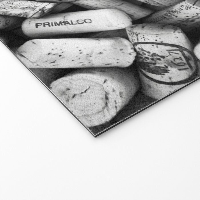 Something Nostalgic II Twist-off Wine Corks in Black And White #decor #society6 #buyart Welcome Mat Gallery Image 2