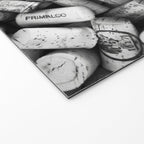 Something Nostalgic II Twist-off Wine Corks in Black And White #decor #society6 #buyart Welcome Mat Gallery Image 2