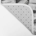 Something Nostalgic II Twist-off Wine Corks in Black And White #decor #society6 #buyart Bath Mat Gallery Image 2