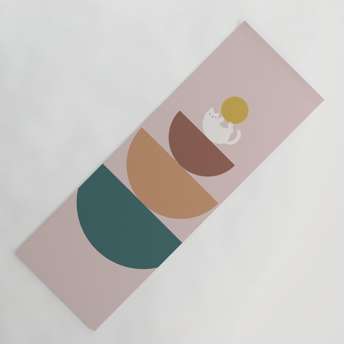 Cat Landscape 196C Yoga Mat Gallery Image 1