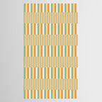 Mixed Stripes Pattern VII Retro Summer Tablecloth Gallery Image 2