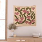 Wild Tulips Wall Tapestry Gallery Image 2