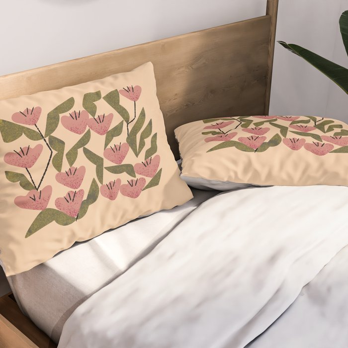 Wild Tulips Pillow Sham Gallery Image 2