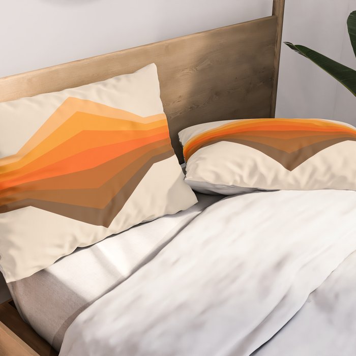 Golden Corner Pillow Sham Gallery Image 2