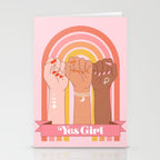 Yes Girl Stationery Card Gallery Image 2
