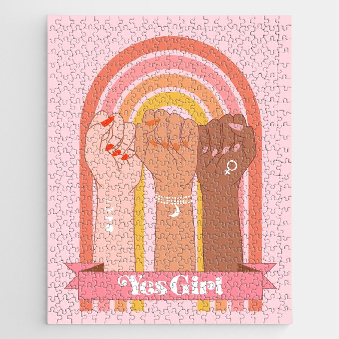 Yes Girl Jigsaw Puzzle Gallery Image 1