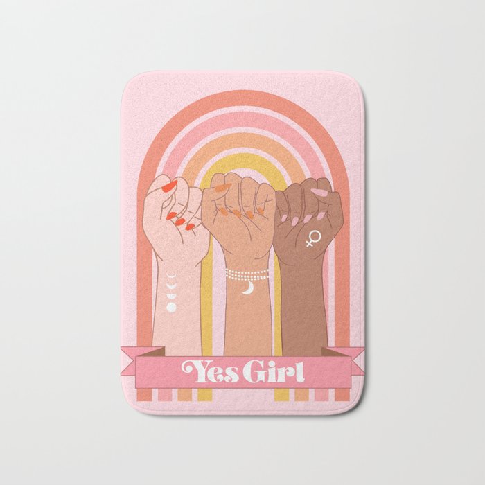 Yes Girl Bath Mat Gallery Image 1
