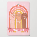 Yes Girl Cutting Board Gallery Image 1