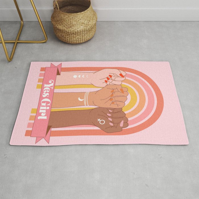 Yes Girl Rug Gallery Image 1