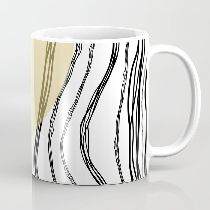 Organic Sunrise Minimal Abstract Coffee Mug Gallery Image 1