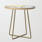 Organic Sunrise Minimal Abstract Side Table Gallery Image 1