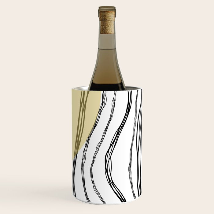 Organic Sunrise Minimal Abstract Wine Chiller Gallery Image 3