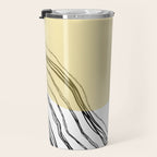 Organic Sunrise Minimal Abstract Travel Mug Gallery Image 3