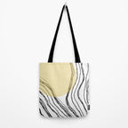 Organic Sunrise Minimal Abstract Tote Bag Gallery Image 2