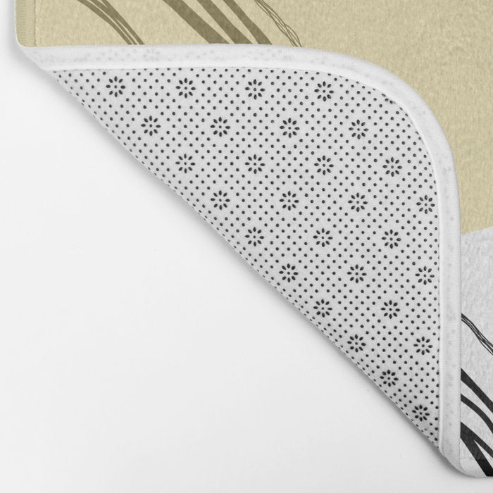 Organic Sunrise Minimal Abstract Bath Mat Gallery Image 2