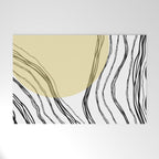 Organic Sunrise Minimal Abstract Welcome Mat Gallery Image 1