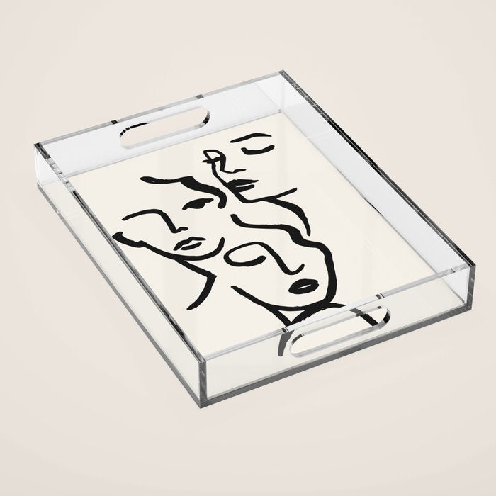 Faces Acrylic Tray Gallery Image 1